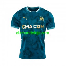 Camisola Olympique de Marseille Homem Equipamento Segundo 2024-2025 Manga Curta